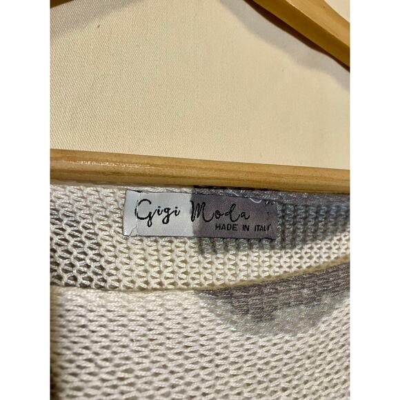 Gigi Moda Polk-A-Dot Sweater No Size. - Picture 6 of 6